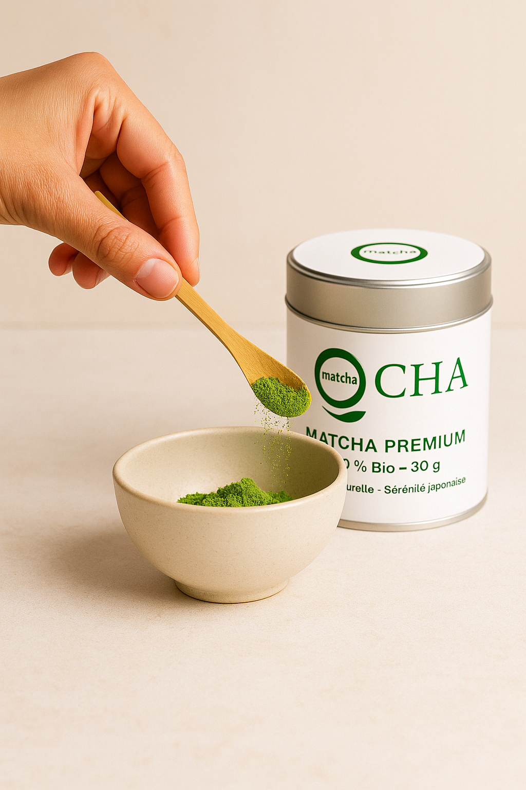 CUILLÈRE POUR THÉ MATCHA EN BAMBOU - CHASHAKU